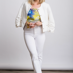 Halo Cardigan in White - Lukka Boutique