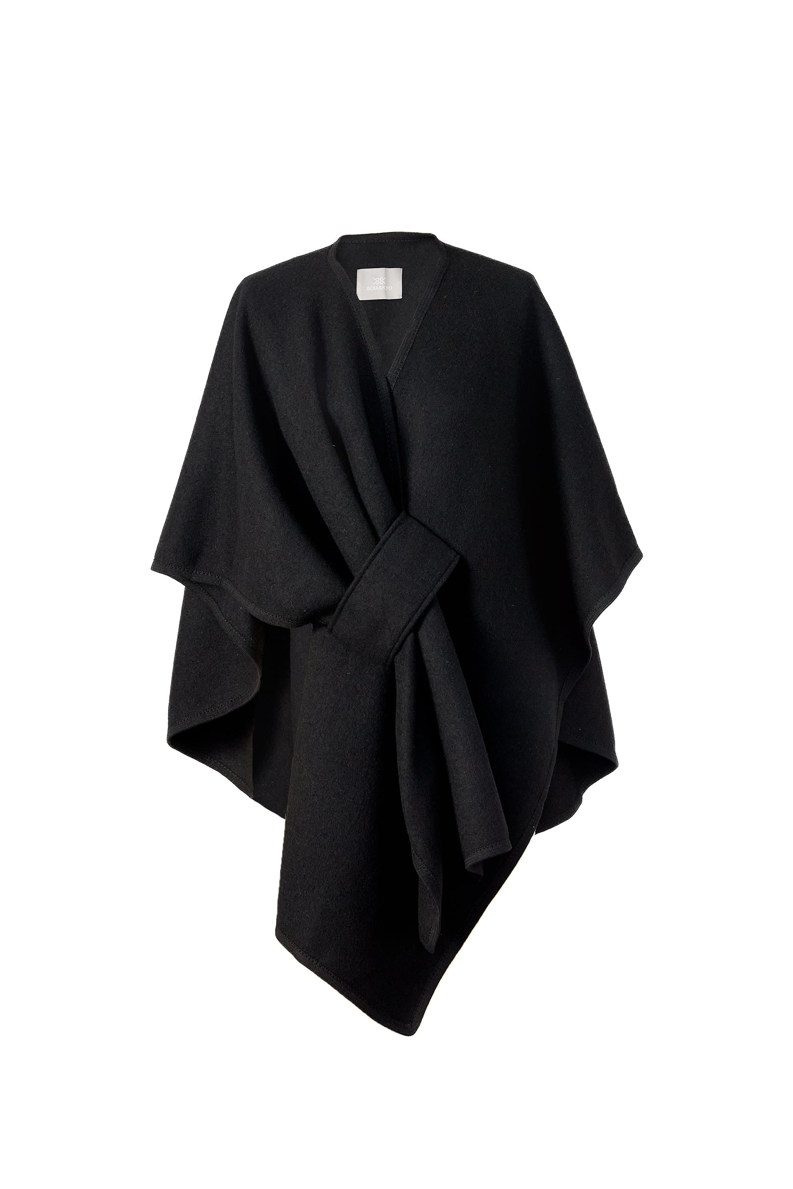 Claudelle Knitted Wrap With Loop - Lukka Boutique