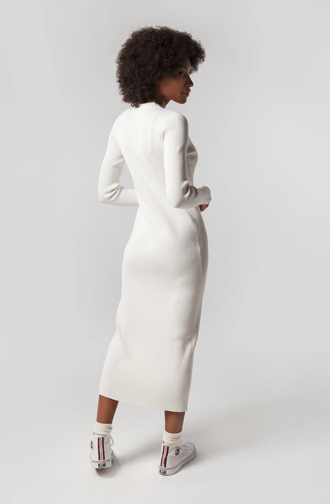 Sweater Duster Midi Dress - Lukka Boutique
