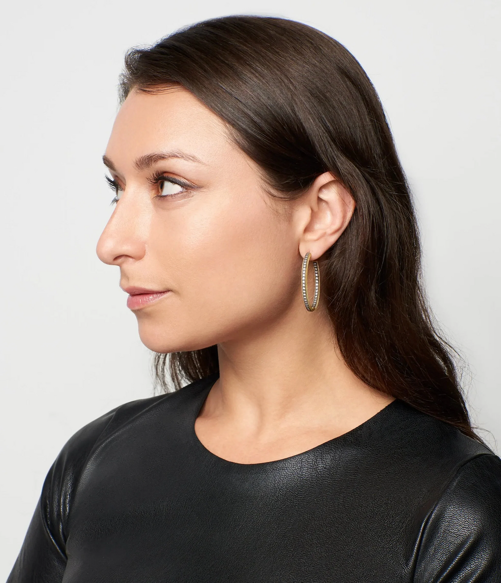 The Icon Medium Hoop Earrings