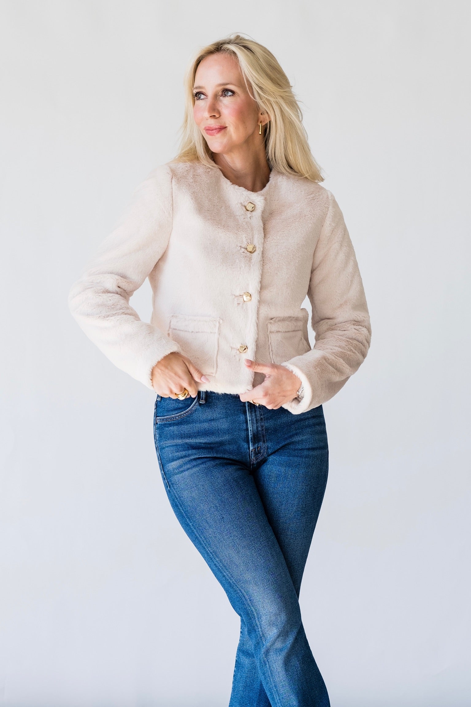 Dennis Sweater in Bone - Lukka Boutique