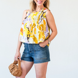 Letta Top in Bouquet