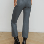 Kendra High Rise Crop Flare - Lukka Boutique