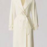 Blaire Double-Breasted Trench in Sidewalk Chalk - Lukka Boutique