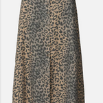 Leopard Print Button Skirt - Lukka Boutique