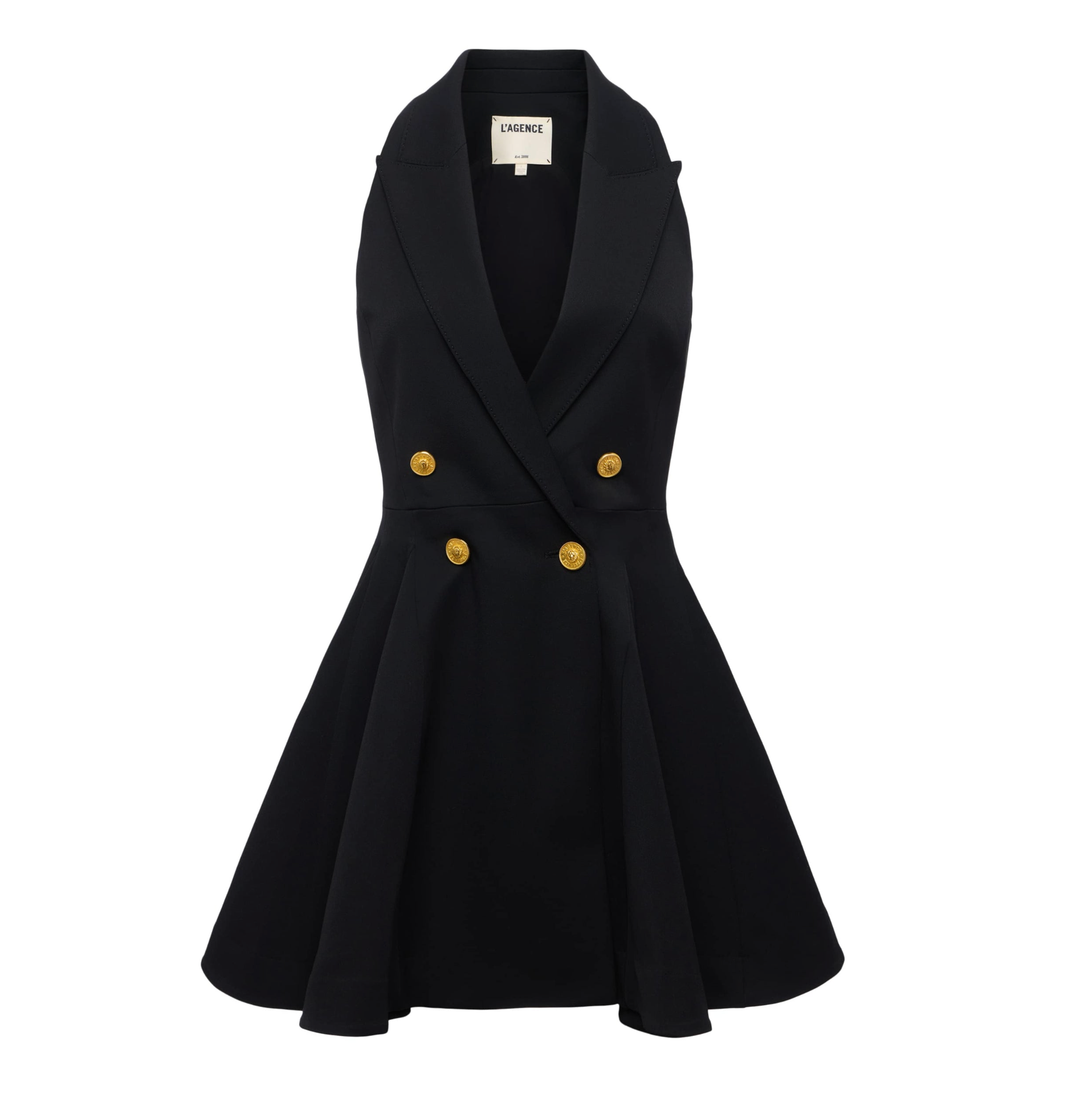 Royalty Mini Dress in Black - Lukka Boutique