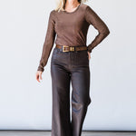 Copper Long Sleeve Top - Lukka Boutique