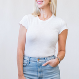 CTN Jacq Short Sleeve Teen White - Lukka Boutique