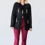 Adrina Jacket in Black - Lukka Boutique