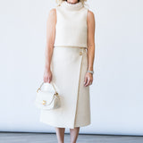 Gina Top in Cloud Tweed - Lukka Boutique