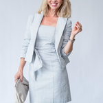 Suzie Blazer in White - Lukka Boutique