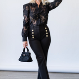 Jenica Lace Blouse - Lukka Boutique