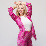 Tyler Silk Blouse in Southwestern Geo - Lukka Boutique