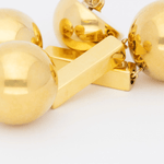 Ball Chain Erring in Gold - Lukka Boutique