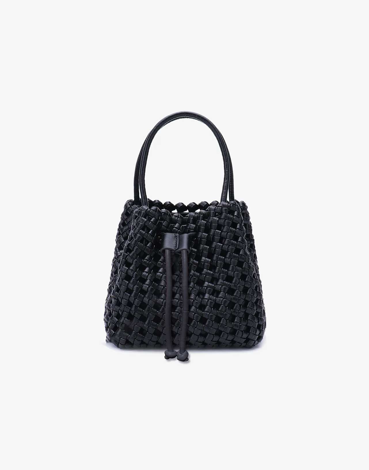 Perrie Bucket Mini Woven Square Handbag - Lukka Boutique