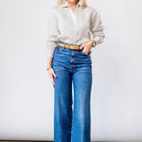 The Slice Flare Jean in Headliner