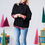 Montecito Turtleneck Sweater in Black