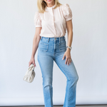 The Hustler Patch Pocket Ankle in Tune In Tune Out - Lukka Boutique