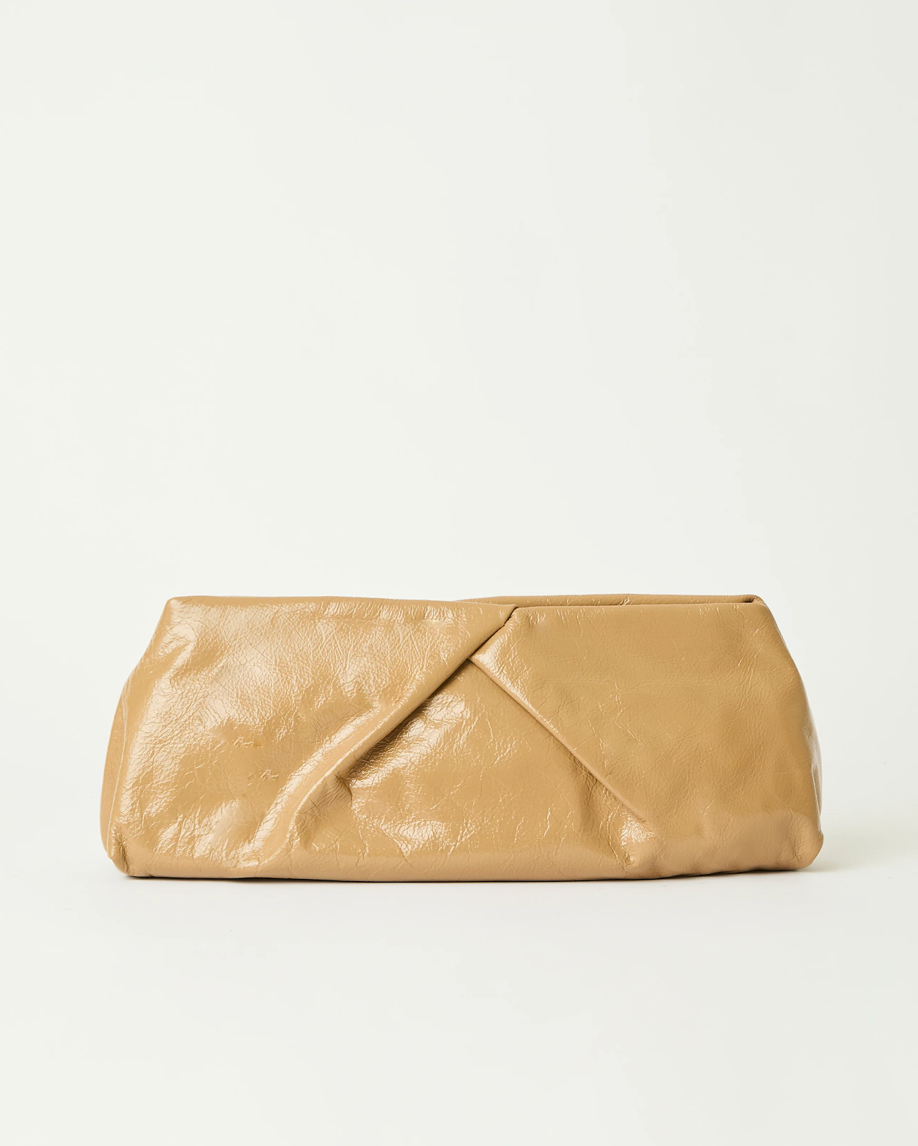 Jino Distressed Patent Clutch - Lukka Boutique