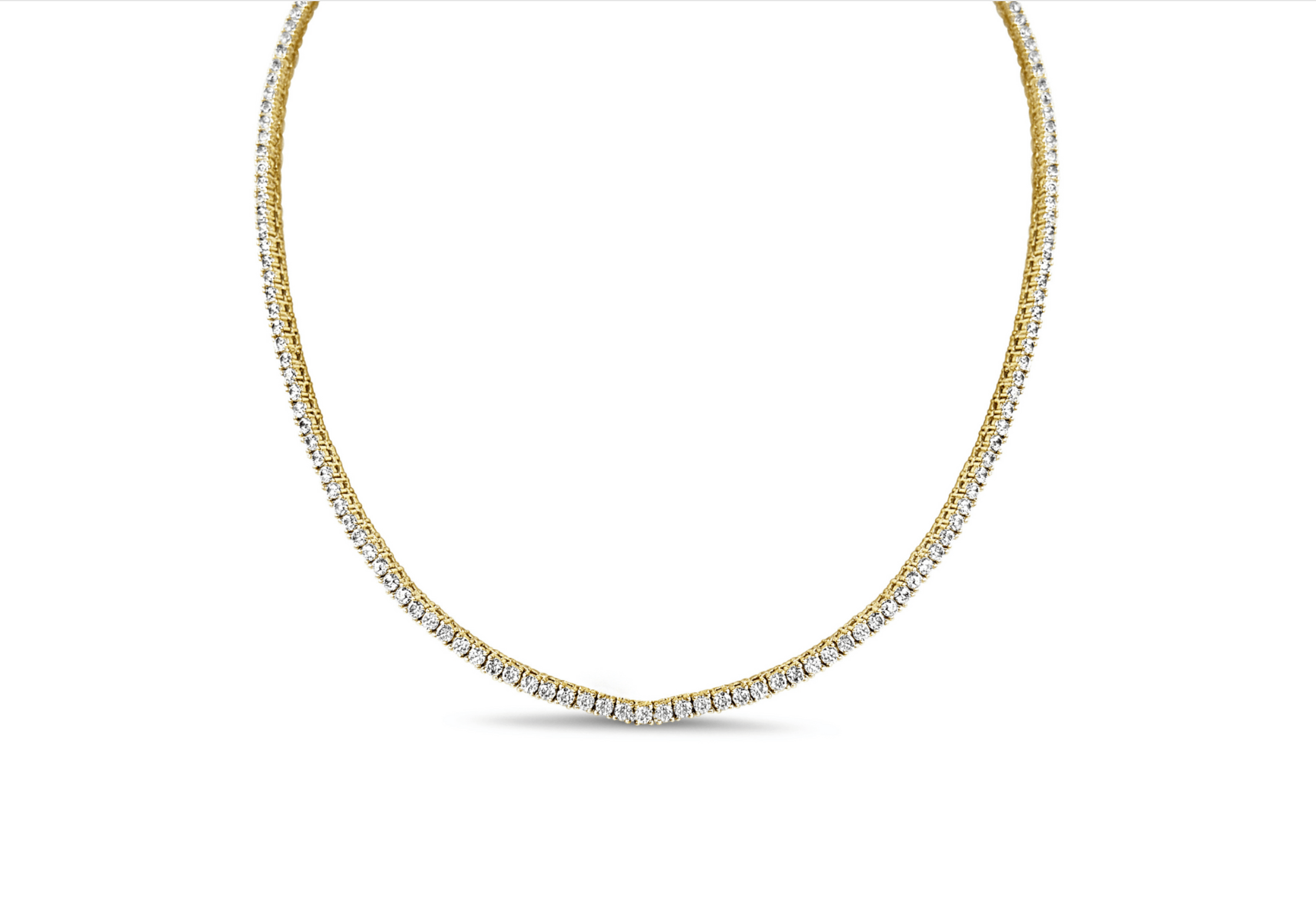 Classic CZ Tennis Necklace - Lukka Boutique