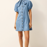 Esther Dress in Lightwash