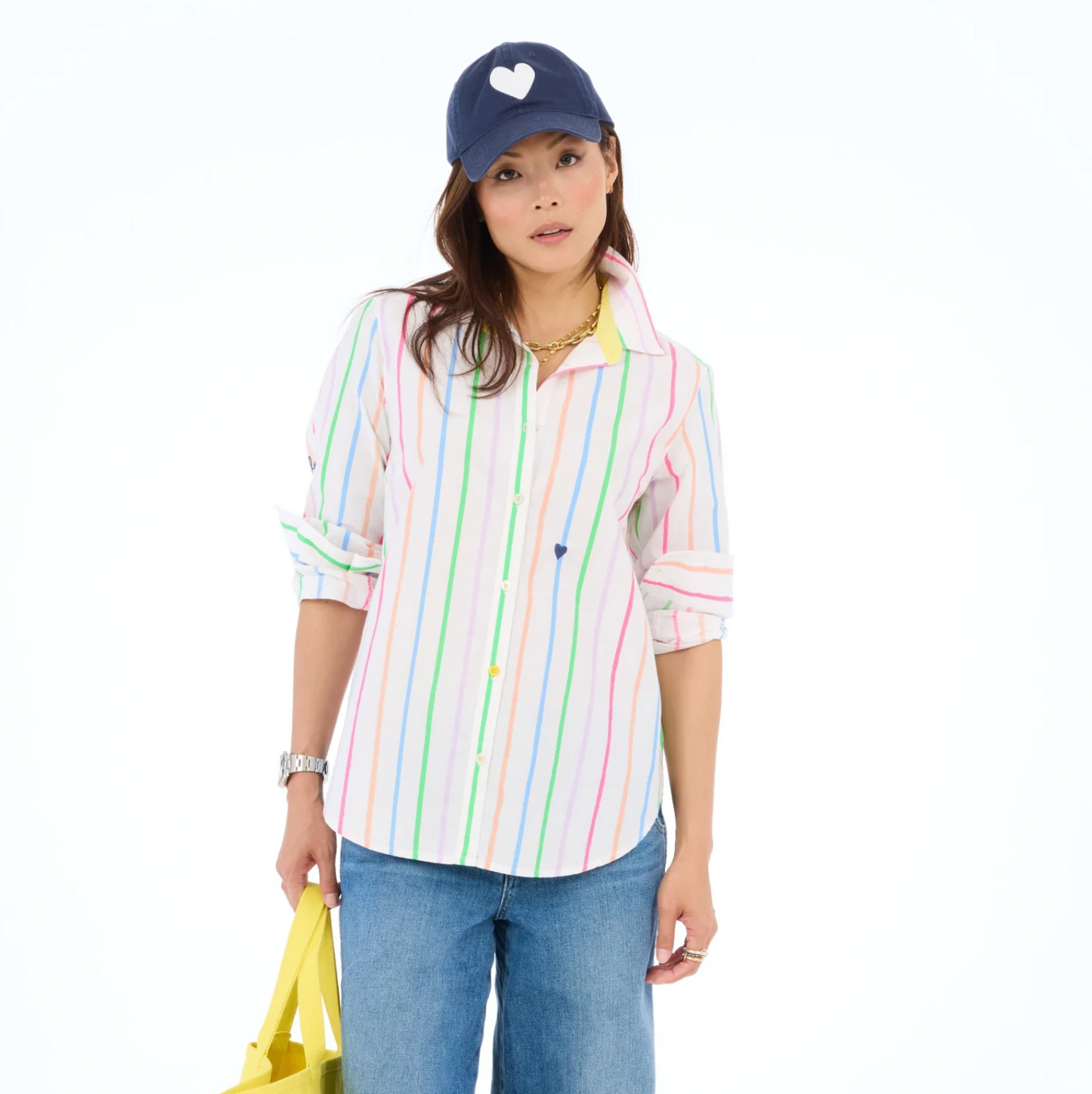 
                  
                    Mia Multi Stripe Shirt
                  
                