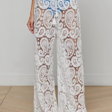 Geraldine Paisley Crochet Pants