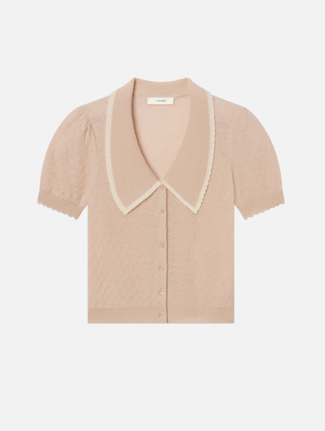 The Cashmere Sailor Sweater in Pink Sand Multi - Lukka Boutique