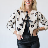 Delano Sweater in Animal Print