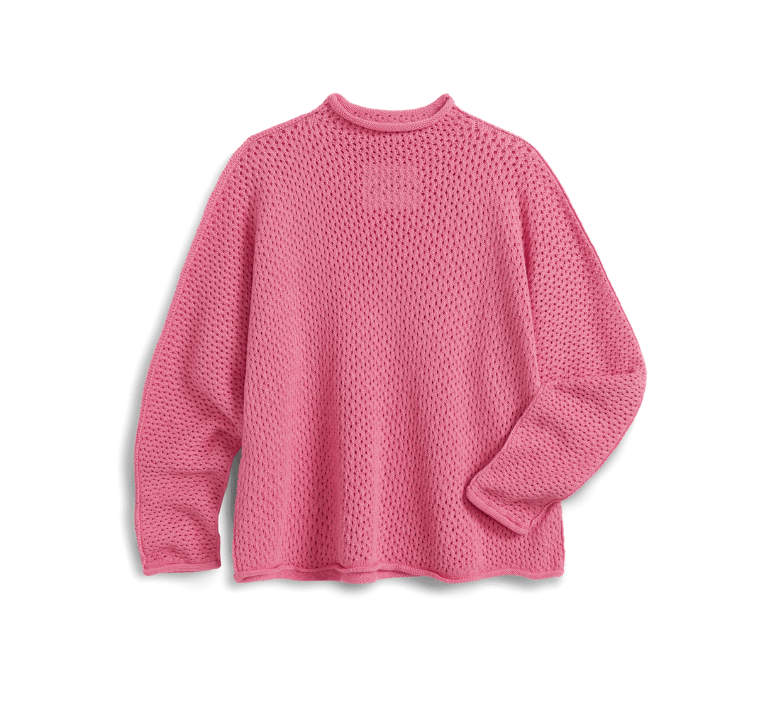 Monterey Pointelle Sweater in Dragon Fruit - Lukka Boutique