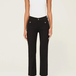 Mara Straight Mid Rise Instasculpt Ankle in Black Onyx - Lukka Boutique