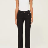 Mara Straight Mid Rise Instasculpt Ankle in Black Onyx - Lukka Boutique