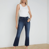 Kendra Crop Flare in Columbia - Lukka Boutique