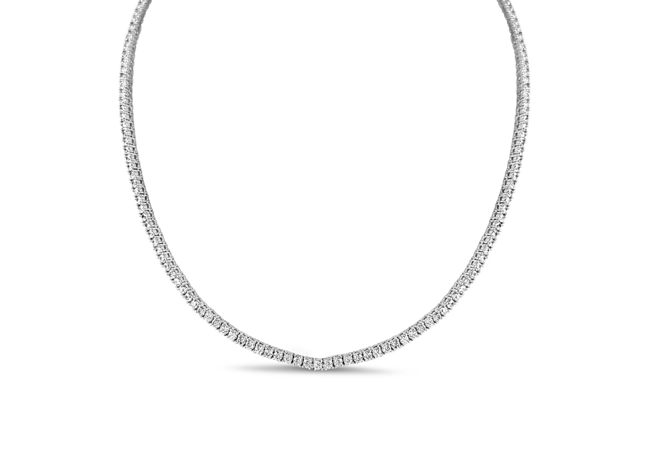 Classic CZ Tennis Necklace - Lukka Boutique