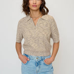 Dylan Polo in Oat - Lukka Boutique