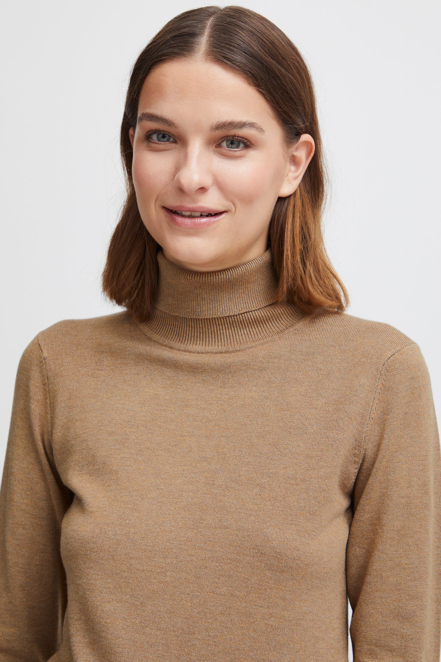 
                  
                    Morla Rollneck Sweater in Sepia Tin
                  
                