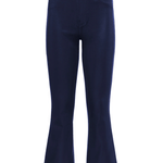 Kendra Coated Crop High Rise Flare - Lukka Boutique