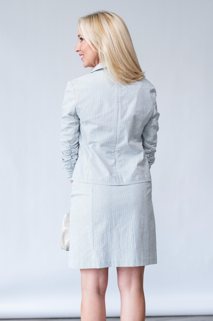 Suzie Blazer in White - Lukka Boutique