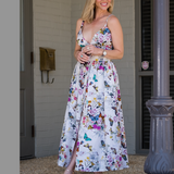 Siena Midi Skirt in Charonda Butterfly - Lukka Boutique