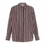 Echo Pearly Shirt in Koffee/Gold - Lukka Boutique