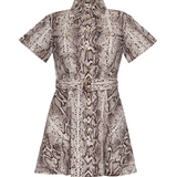 Walter Dress in Classic Snake Grey