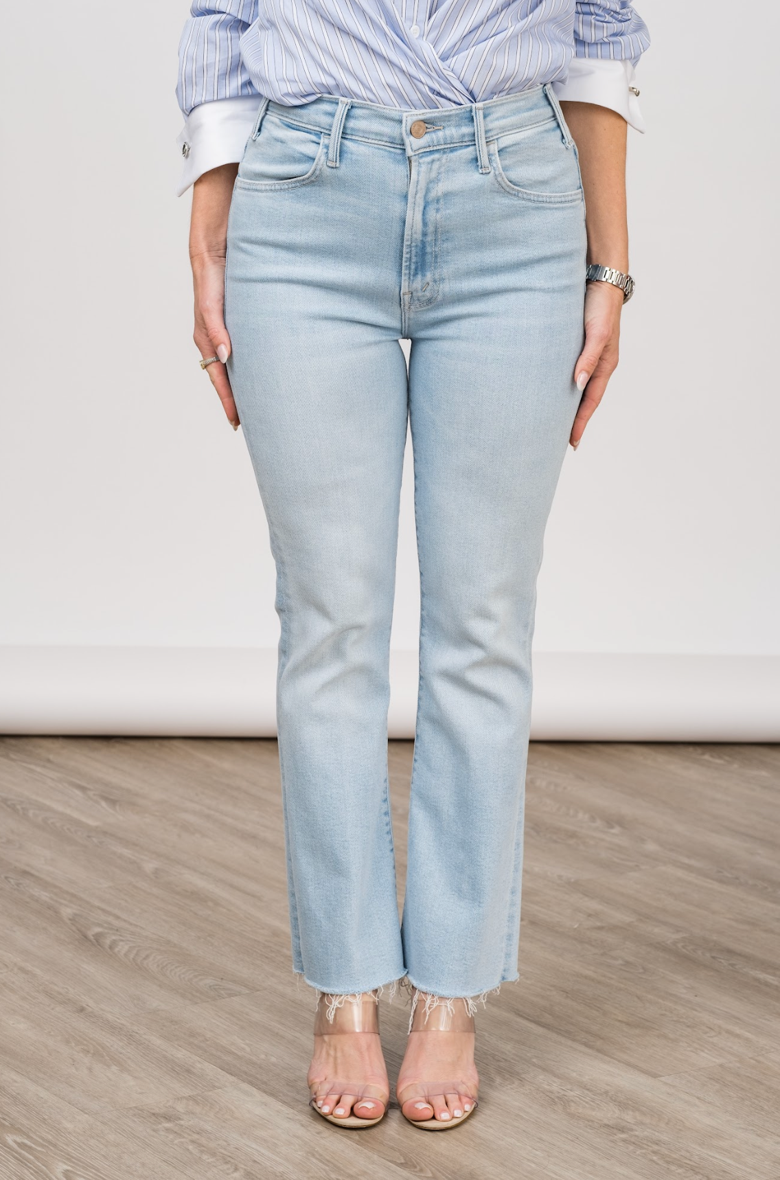 The Hustler Ankle Fray in Ball's In Your Court - Lukka Boutique