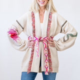 Alpa Long Coat Sunset in Cream