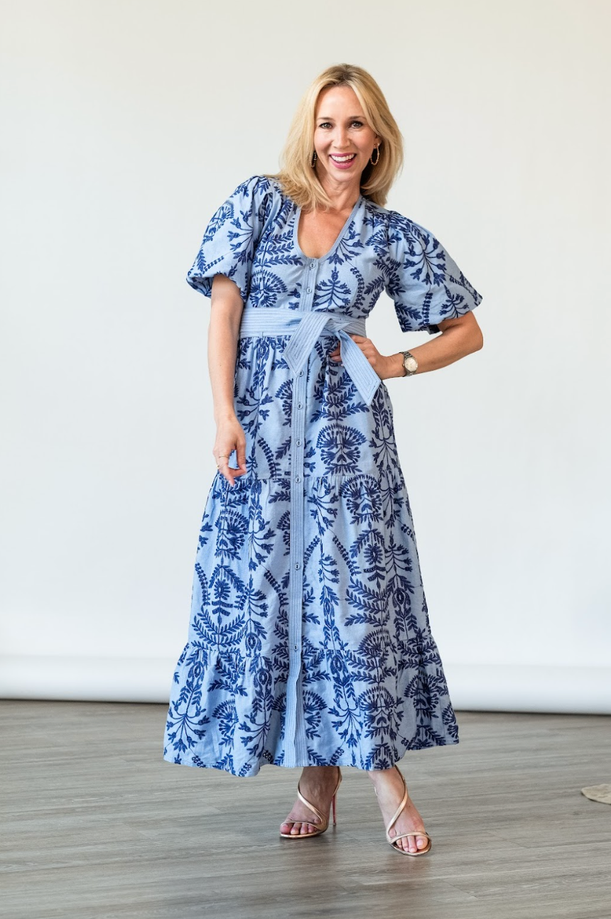 Natty Dress in Serenity