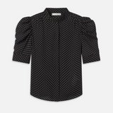 The Gillian Top in Black Multi