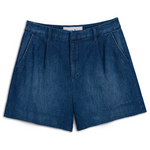 Waterford Walking Short in 1984 Washed Blue - Lukka Boutique
