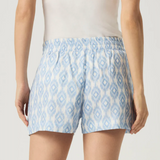 Campside Ikat Short in Steele Blue
