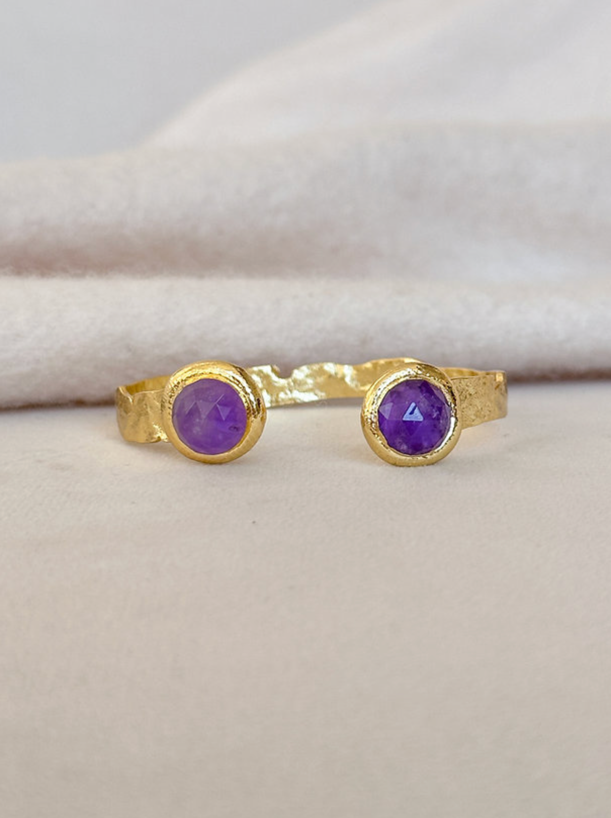 Misty Cuff in Amethyst - Lukka Boutique