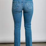 The Insider Crop Step Fray in Out Of The Blue - Lukka Boutique