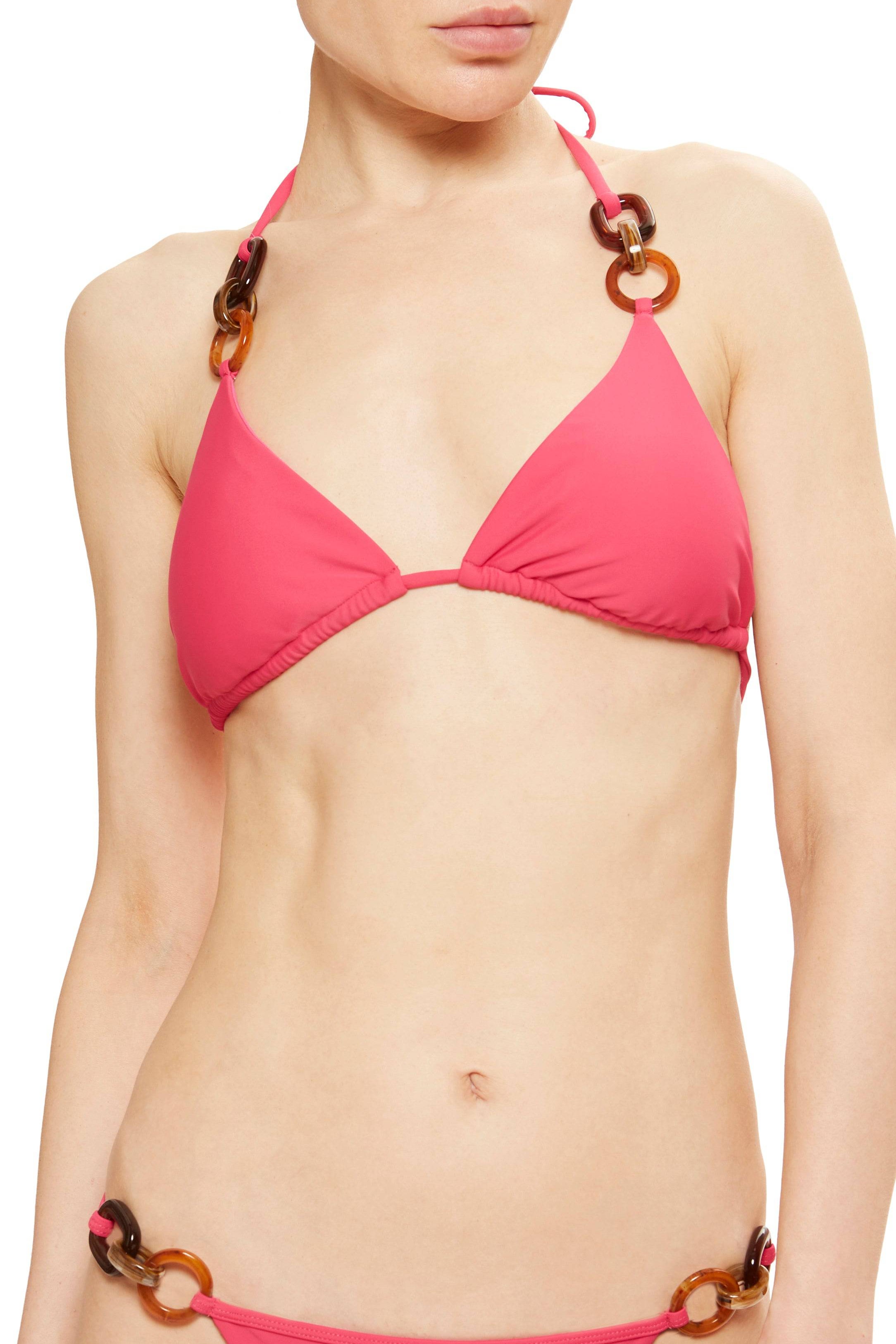 Eden Bikini Top in Perfect Pink - Lukka Boutique